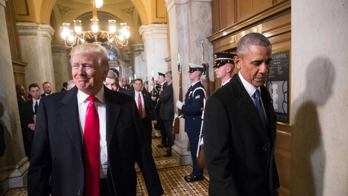 Donald Trump y Barack Obama Donald Trump y Barack Obama