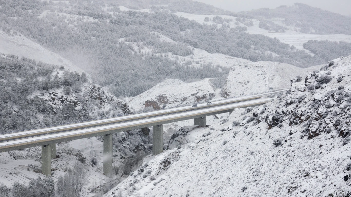 La A3 cubierta de Nieve La A3 cubierta de Nieve