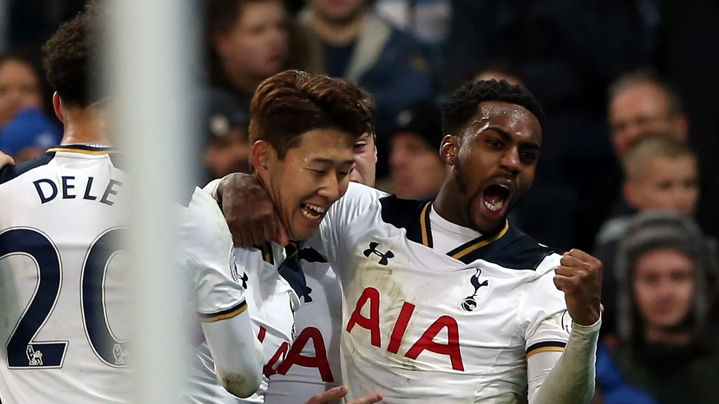 Son celebrando el gol frente al City Son celebrando el gol frente al City