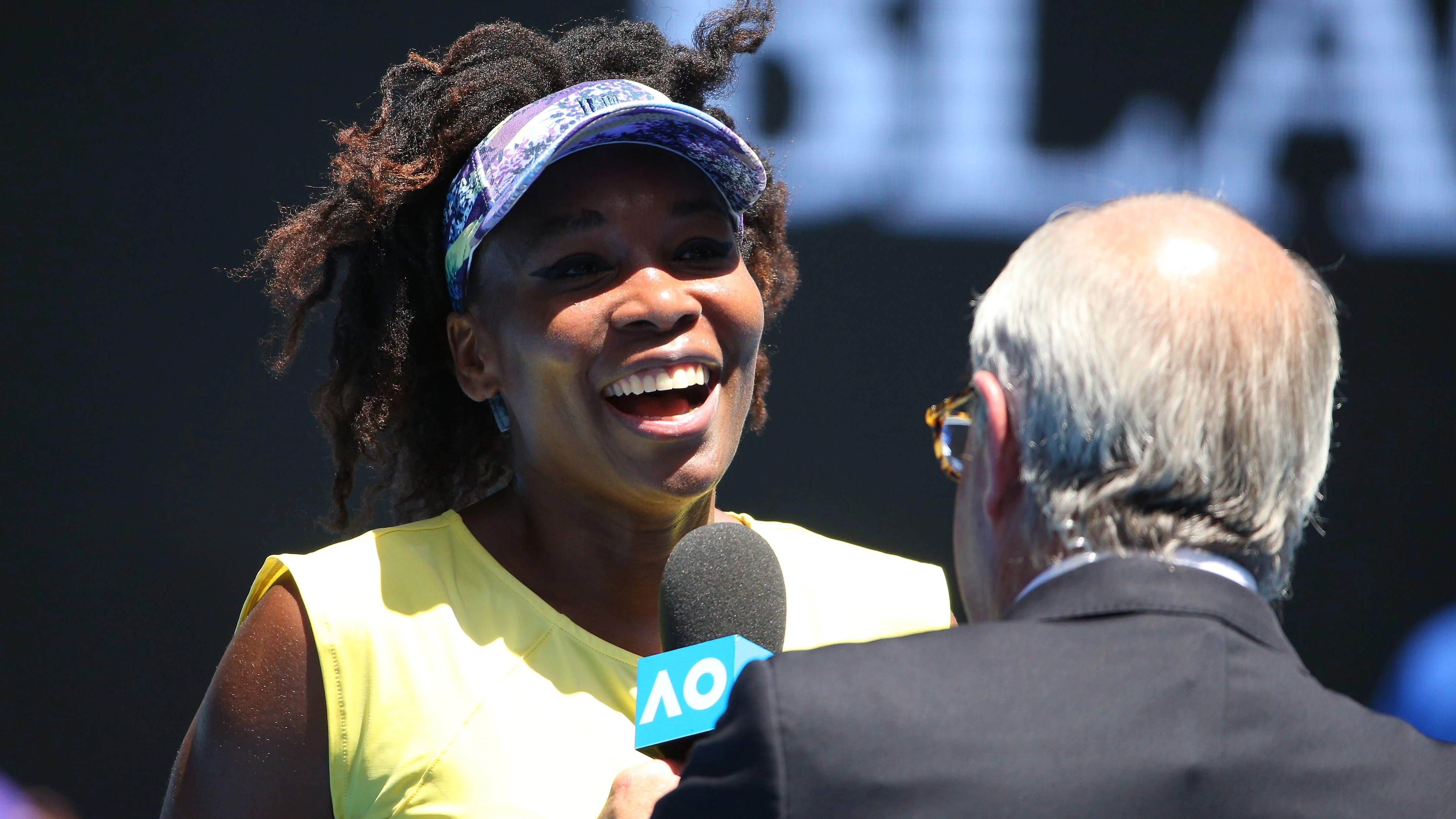 Venus Williams, después de un partido del Open de Australia Venus Williams, después de un partido del Open de Australia