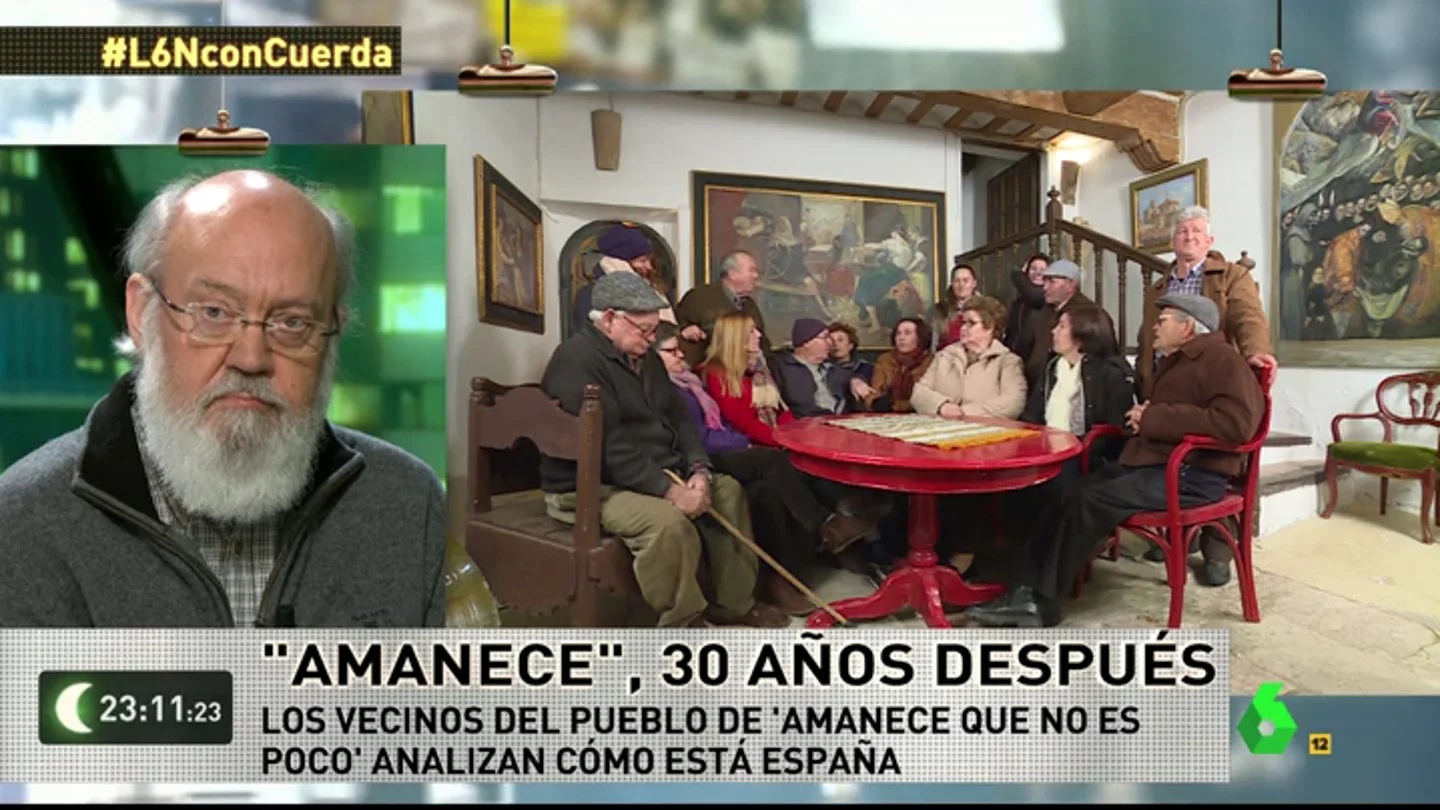 Frame 175.461911 de: 'Amanece que no es poco', 30 años después: "Si baja la pensión nos vamos todos a la ruina total" Frame 175.461911 de: 'Amanece que no es poco', 30 años después: "Si baja la pensión nos vamos todos a la ruina total"