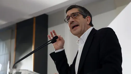 Patxi López, en un acto en Portugalete Patxi López, en un acto en Portugalete