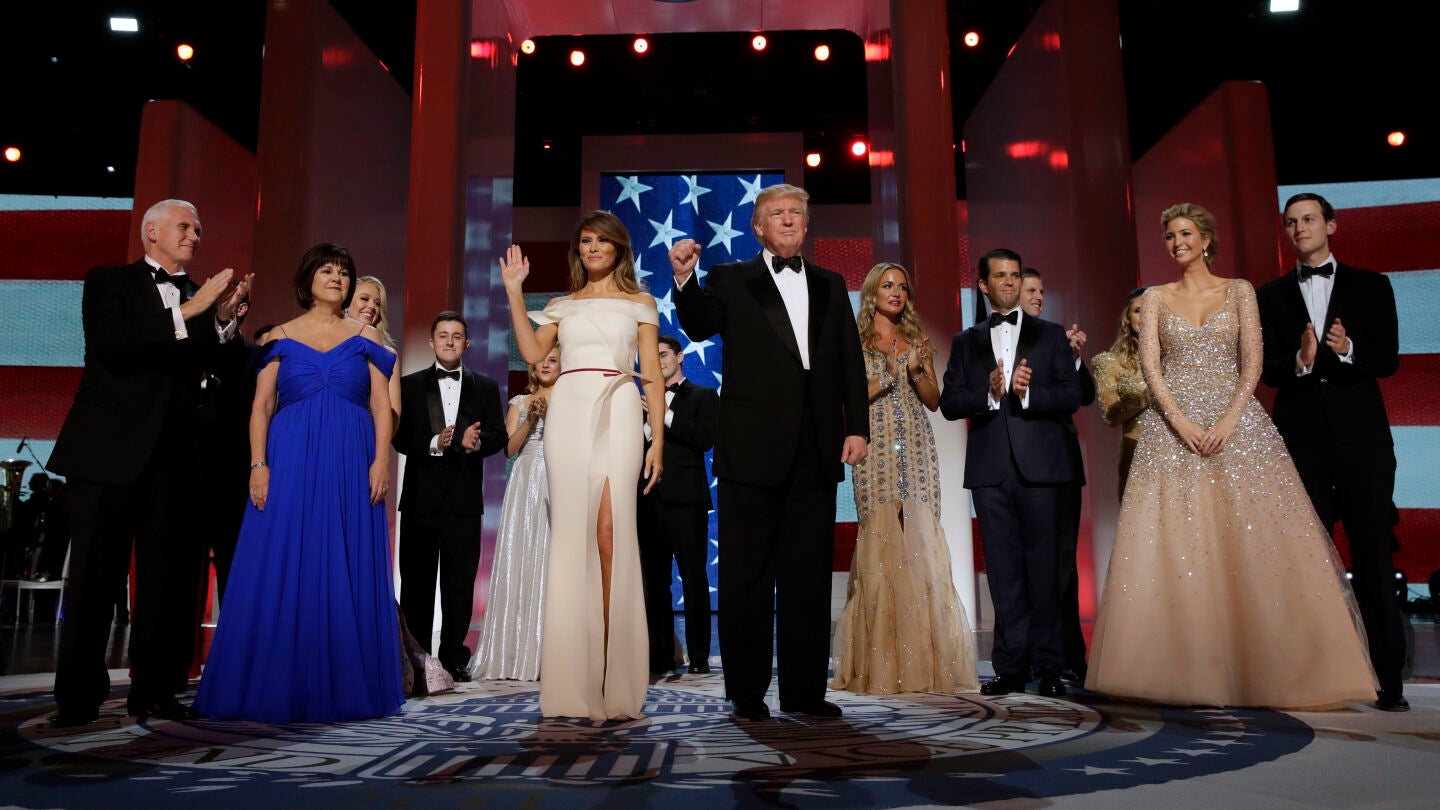 Baile presidencial de Donald Trum y Melanie Trump