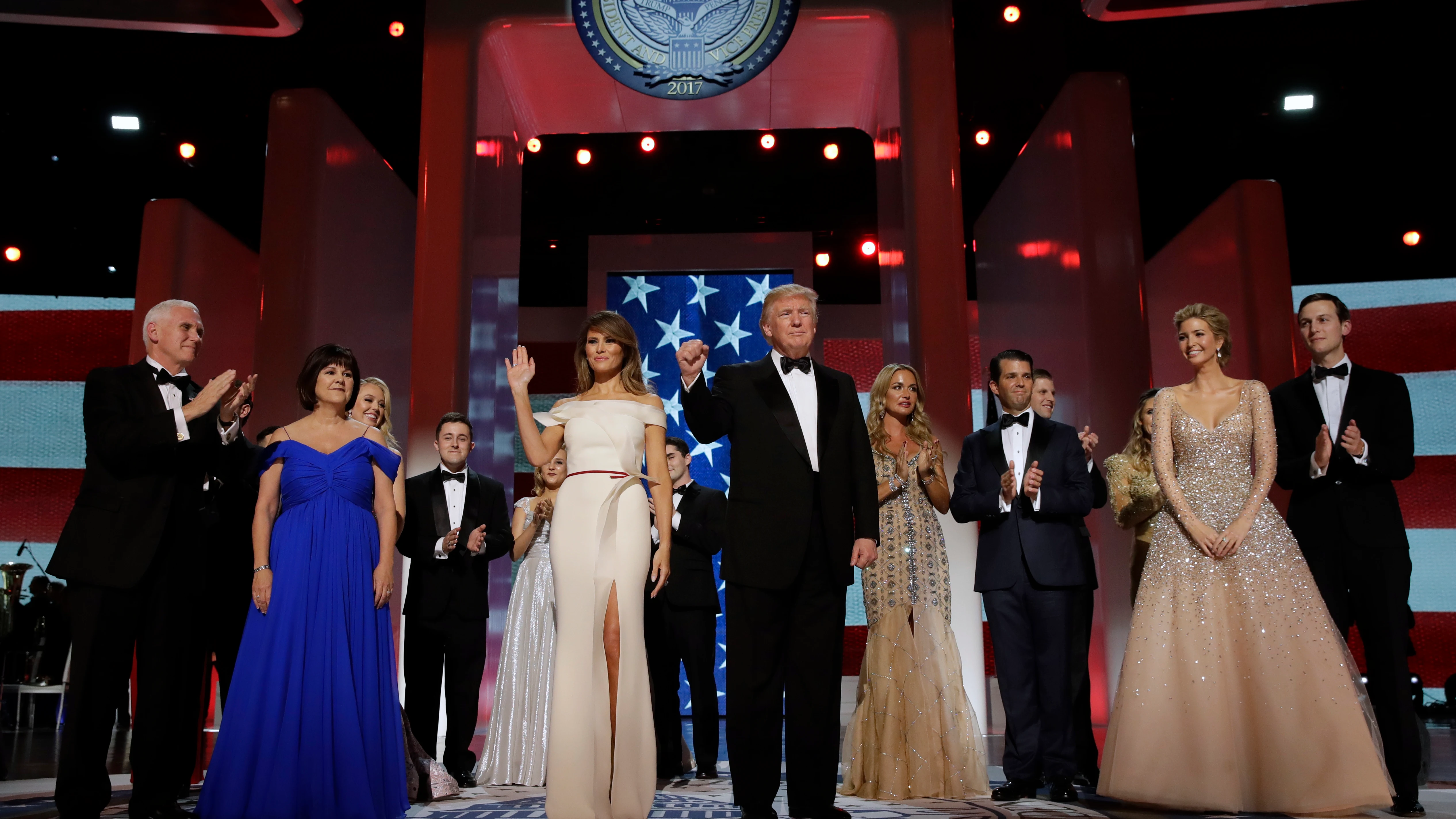 Baile presidencial de Donald Trum y Melanie Trump