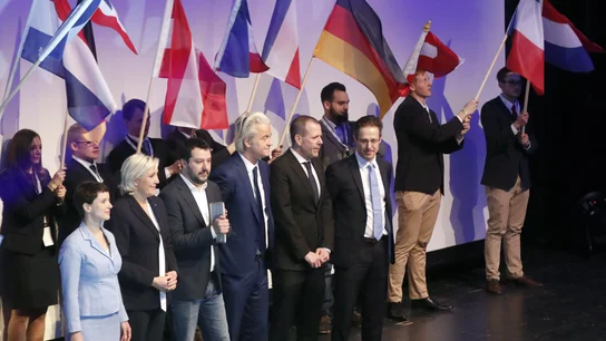 Líderes de los principales partidos de la ultraderecha europea Reunión de los líderes de los principales partidos de la ultraderecha europea