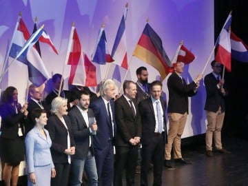 Reunión de los líderes de los principales partidos de la ultraderecha europea Reunión de los líderes de los principales partidos de la ultraderecha europea