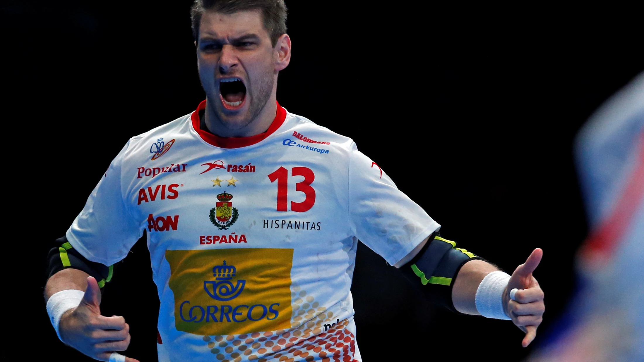 Julen Aguinagalde, durante el partido contra Brasil