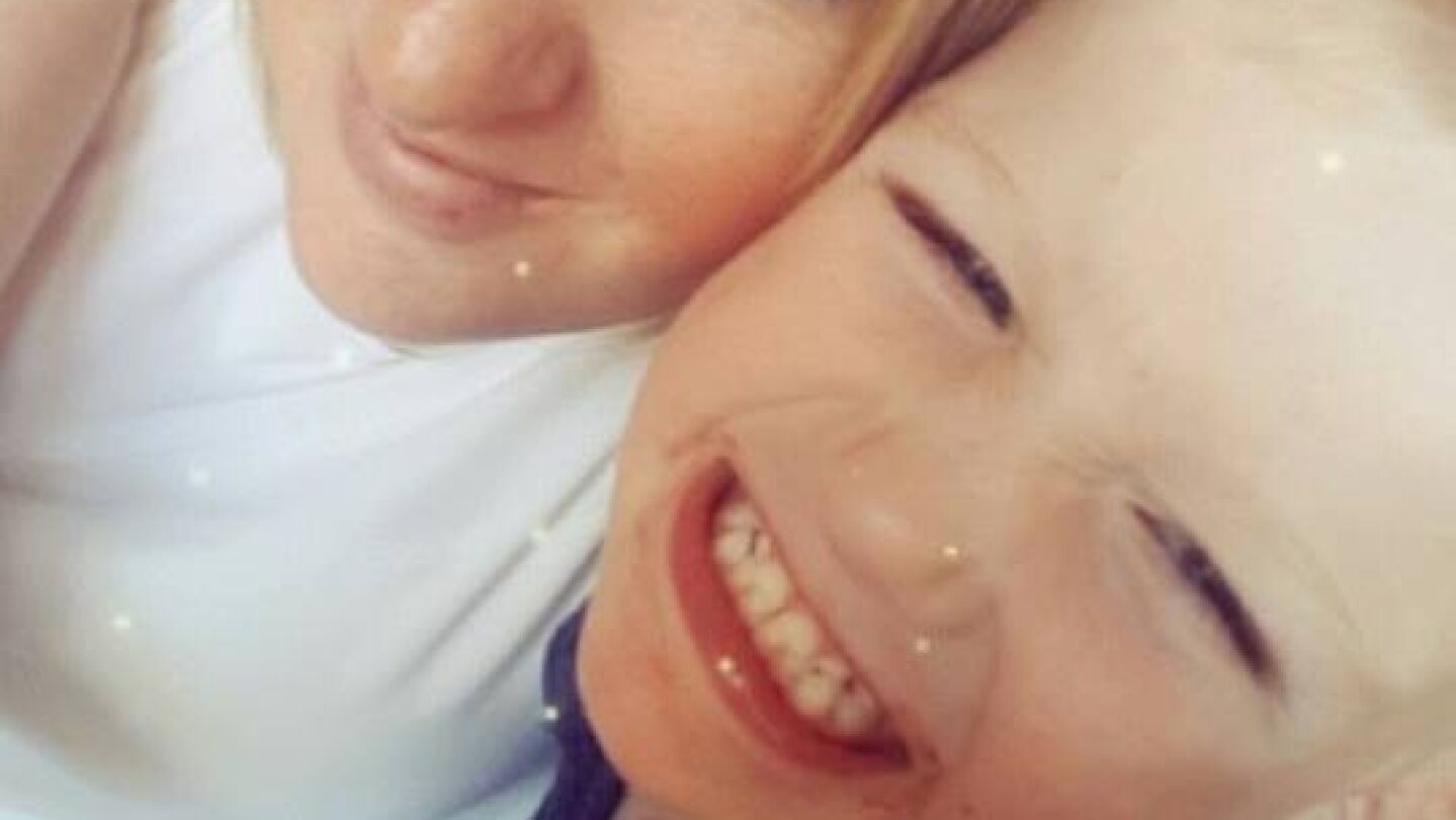 Jacob y su madre Gemma