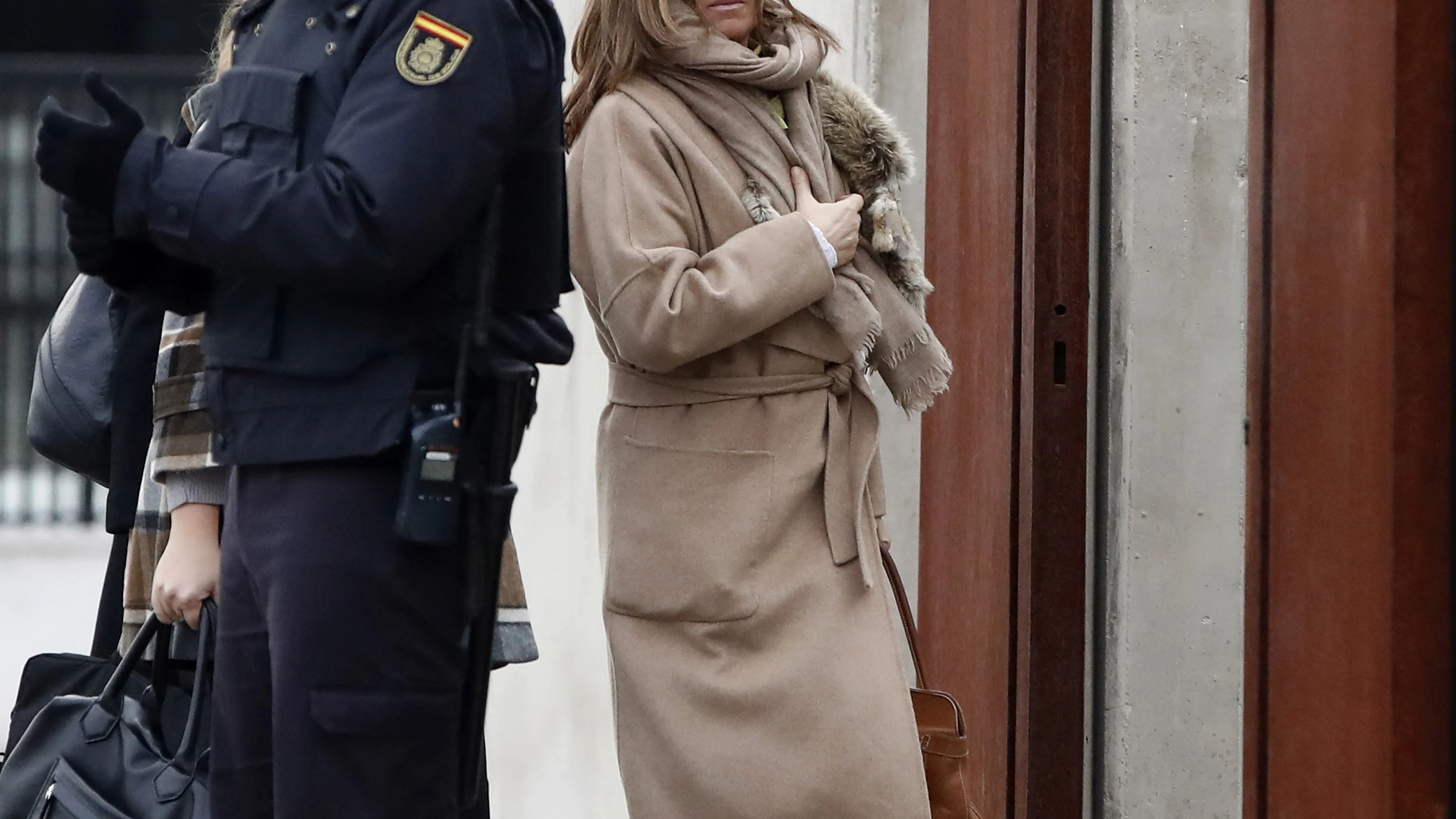 Rosalia Iglesias, esposa de Luis Bárcenas, a su llegada a la Audiencia