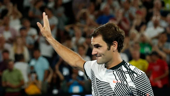 Roger Federer en el Open de Australia Roger Federer en el Open de Australia