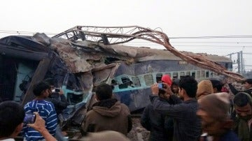 Accidente de tren en la India