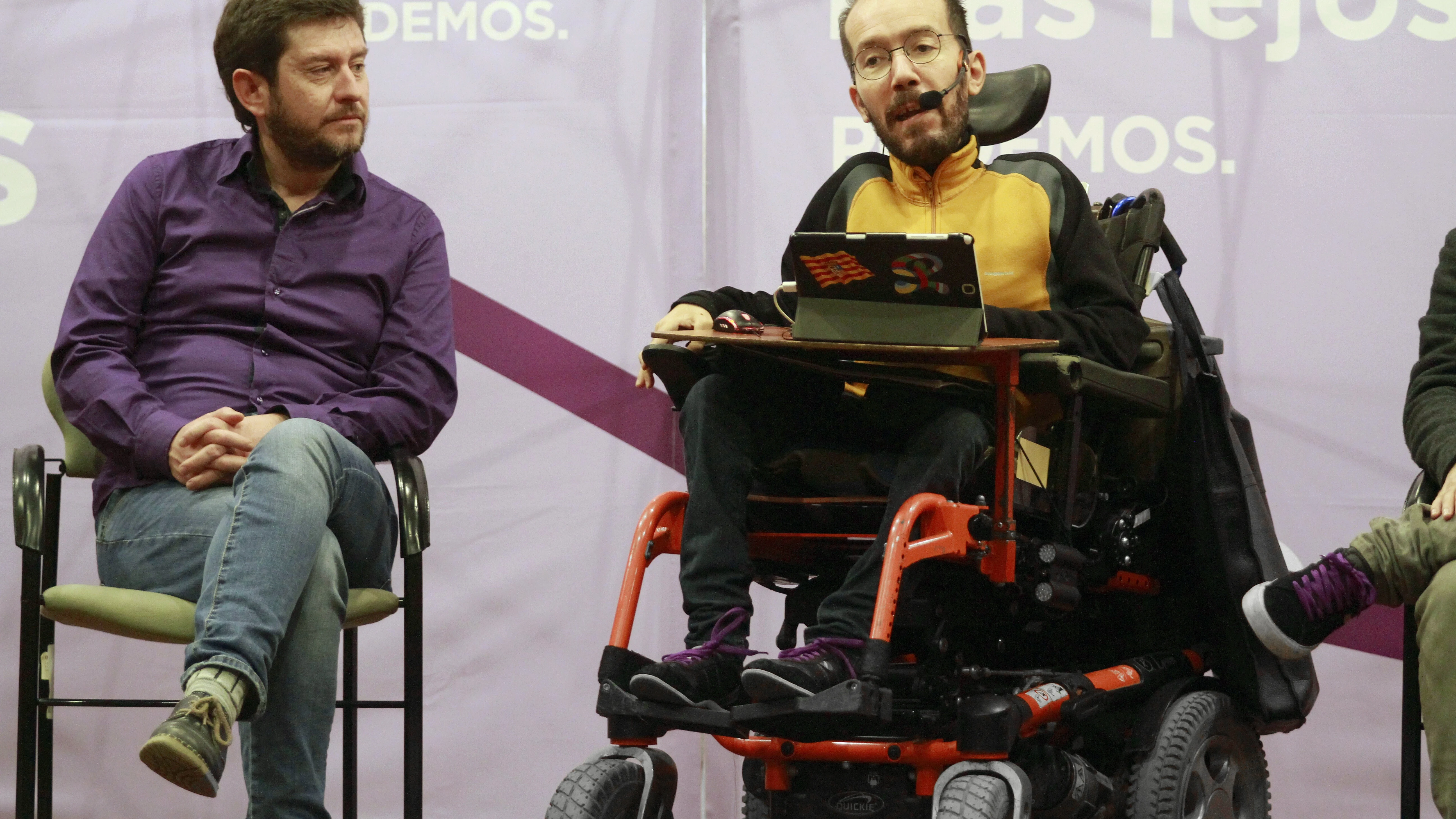 El secretario de Organización Estatal de Podemos, Pablo Echenique