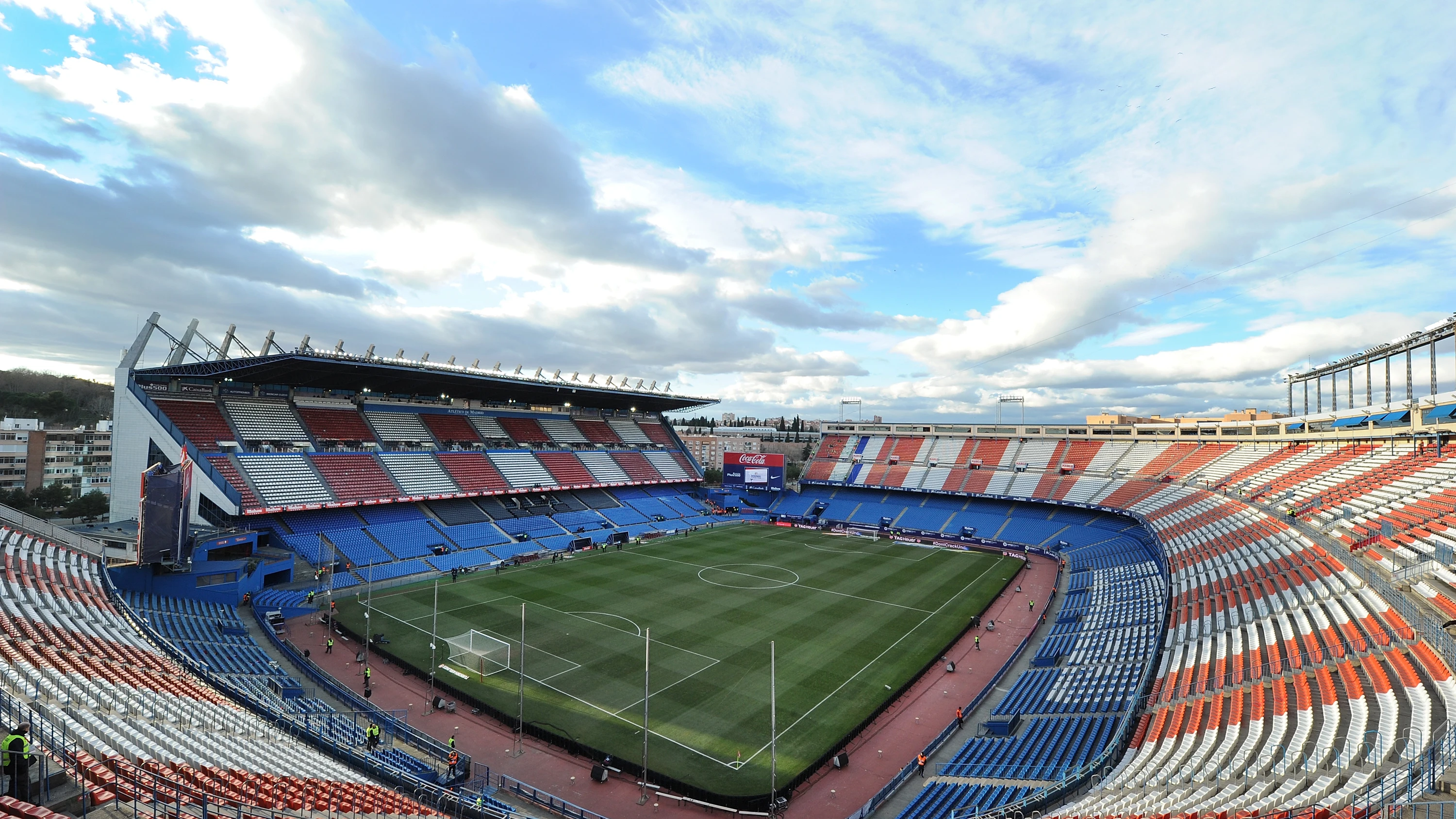 El estadio Vicente Calderón