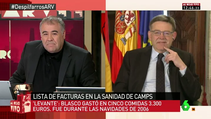 Frame 4.686057 de: Ximo Puig, sobre las facturas en la sanidad de Camps: "Aquí no hubo ningún freno. Tenemos 43.000 millones de deuda"