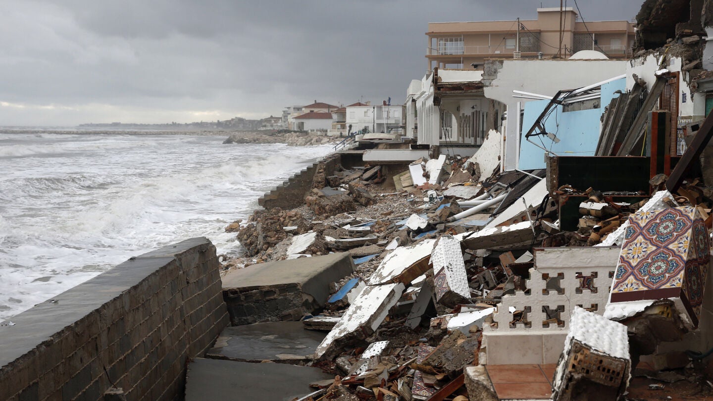 Consecuencias del temporal en D&eacute;nia