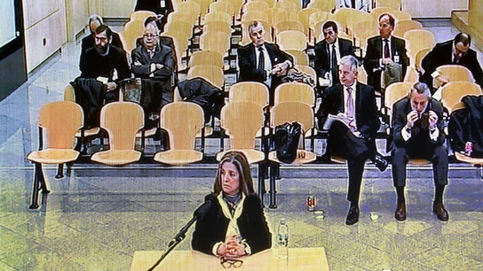Rosalía Iglesias en el juicio de Gürtel Rosalía Iglesias en el juicio de Gürtel