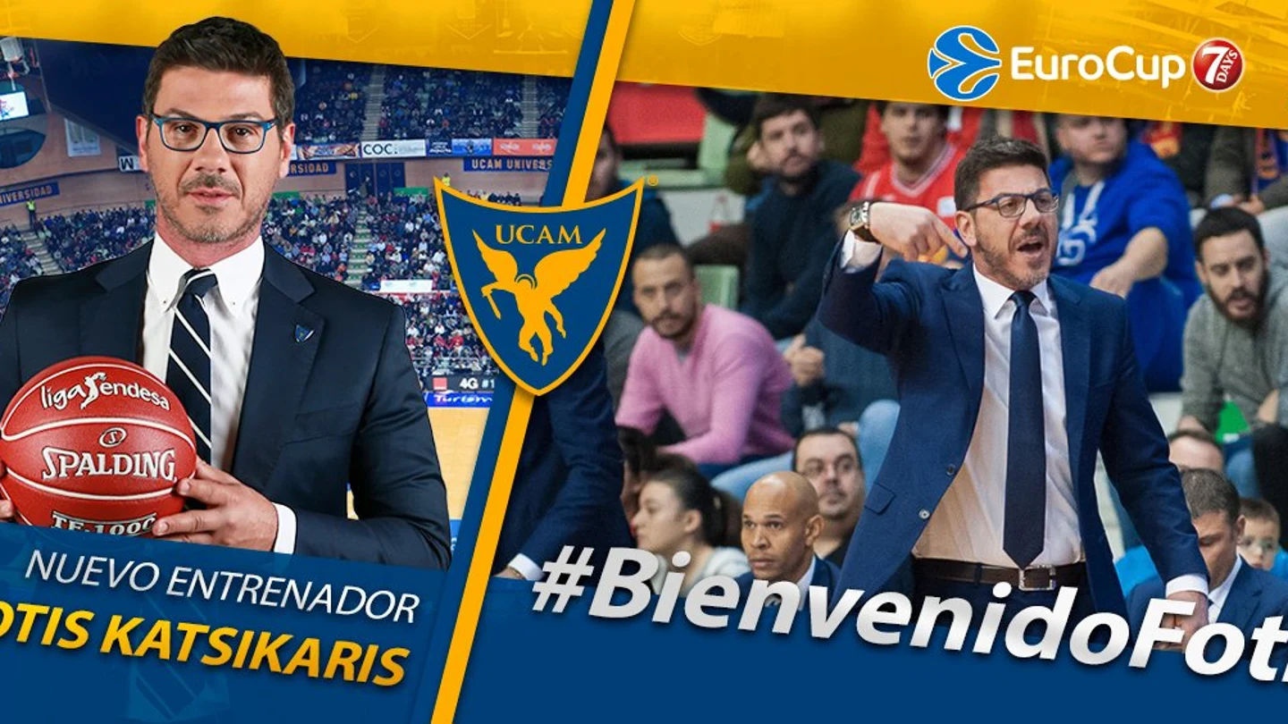 Katsikaris, nuevo entrenador del UCAM Murcia Katsikaris, nuevo entrenador del UCAM Murcia