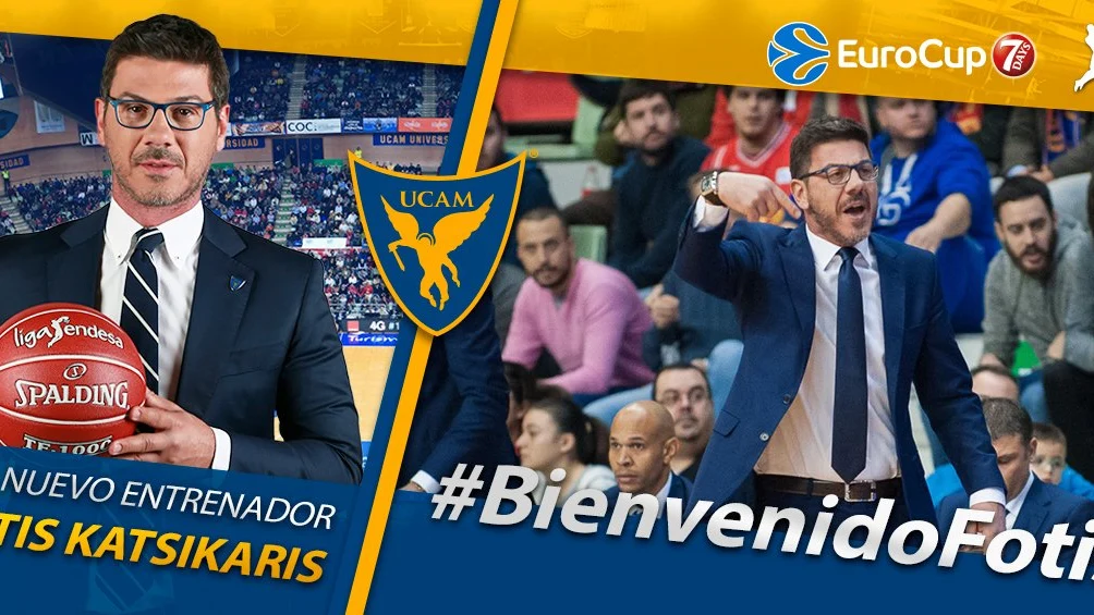 Katsikaris, nuevo entrenador del UCAM Murcia Katsikaris, nuevo entrenador del UCAM Murcia