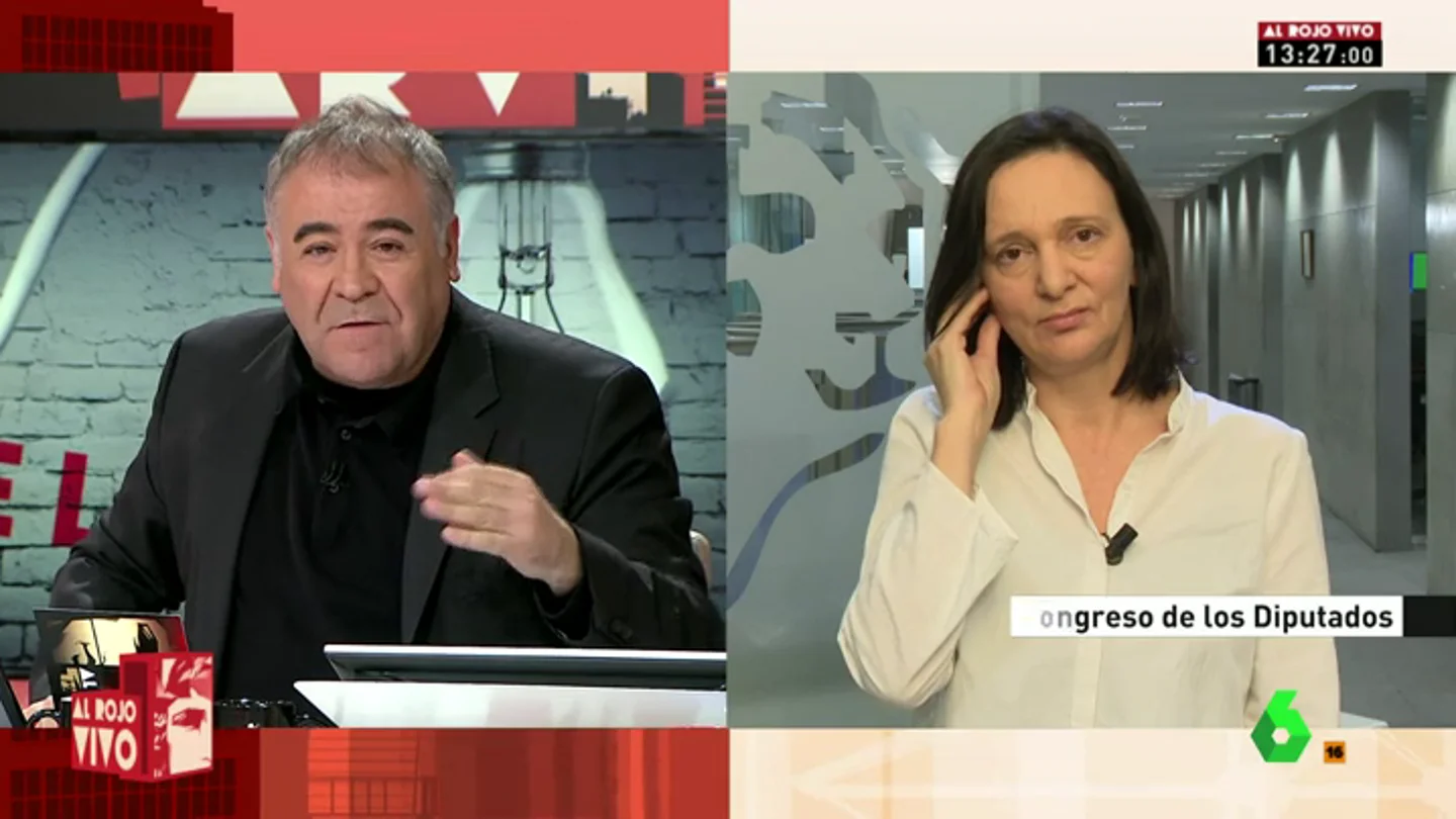 Frame 7.557044 de: Bescansa, sobre el PSOE: "No puede estar un día fijando con el PP el techo de gasto y otro hacerte la foto para decir que estás a favor de una renta mínima" Frame 7.557044 de: Bescansa, sobre el PSOE: "No puede estar un día fijando con el PP el techo de gasto y otro hacerte la foto para decir que estás a favor de una renta mínima"