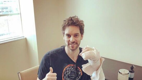Pau Gasol agradece los mensajes de apoyo tras su operaci&oacute;n 