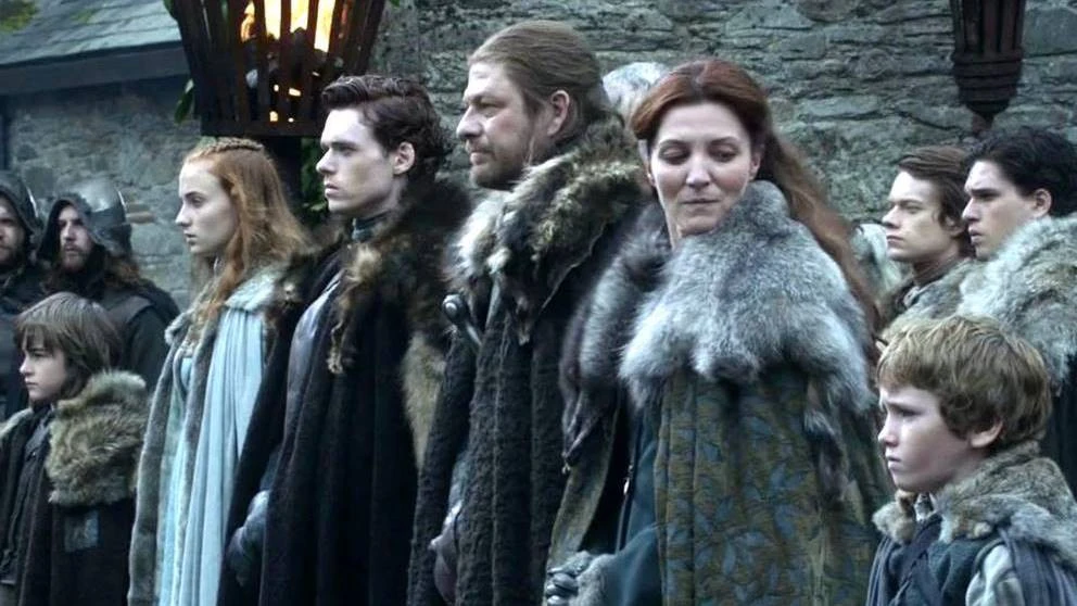 La familia Stark en 'Juego de Tronos'