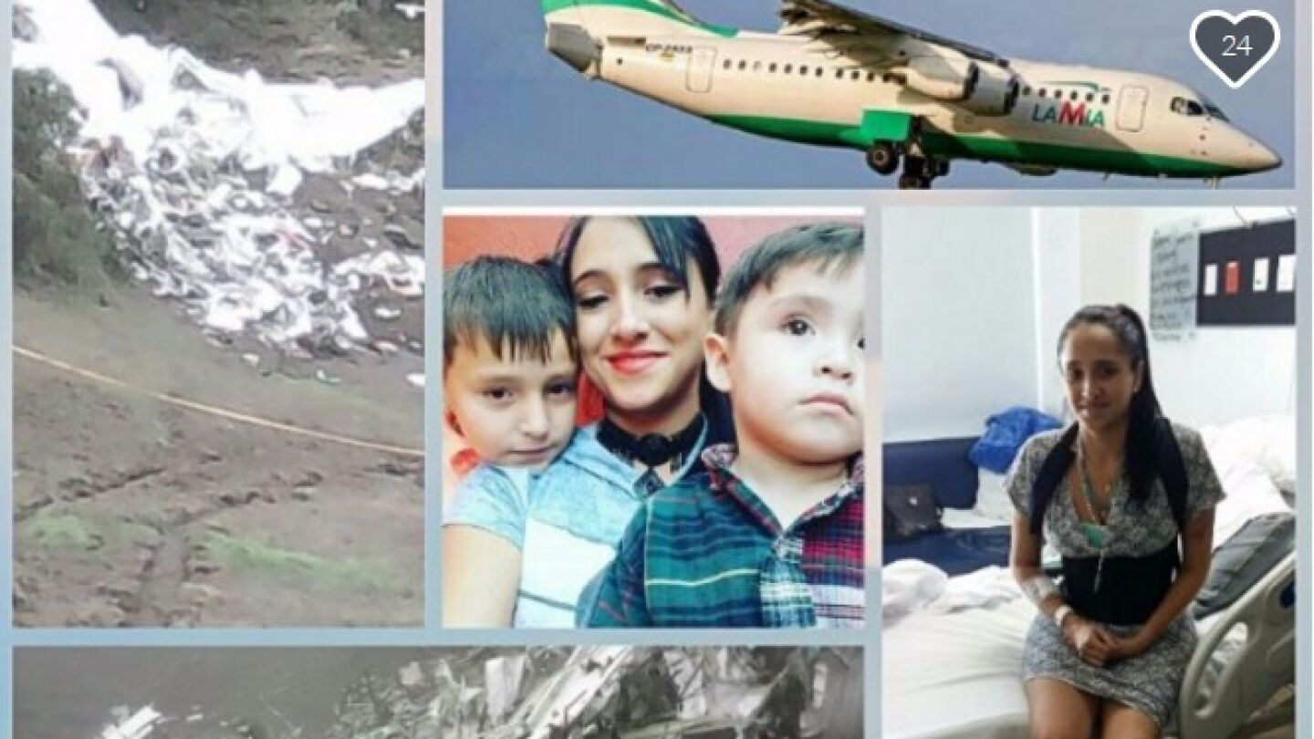  Ximena Su&aacute;rez, la azafata que sobrevivi&oacute; a la tragedia a&eacute;rea del Chapecoense 