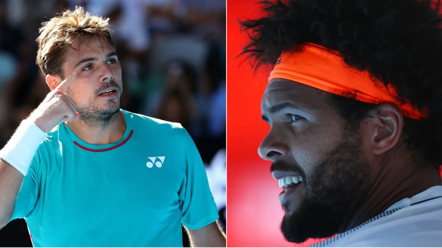 Wawrinka y Tsonga, surrealista discusión en Australia Wawrinka y Tsonga, surrealista discusión en Australia