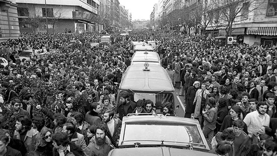 Funeral de la Matanza de Atocha Se cumplen 40 años de la Matanza de Atocha