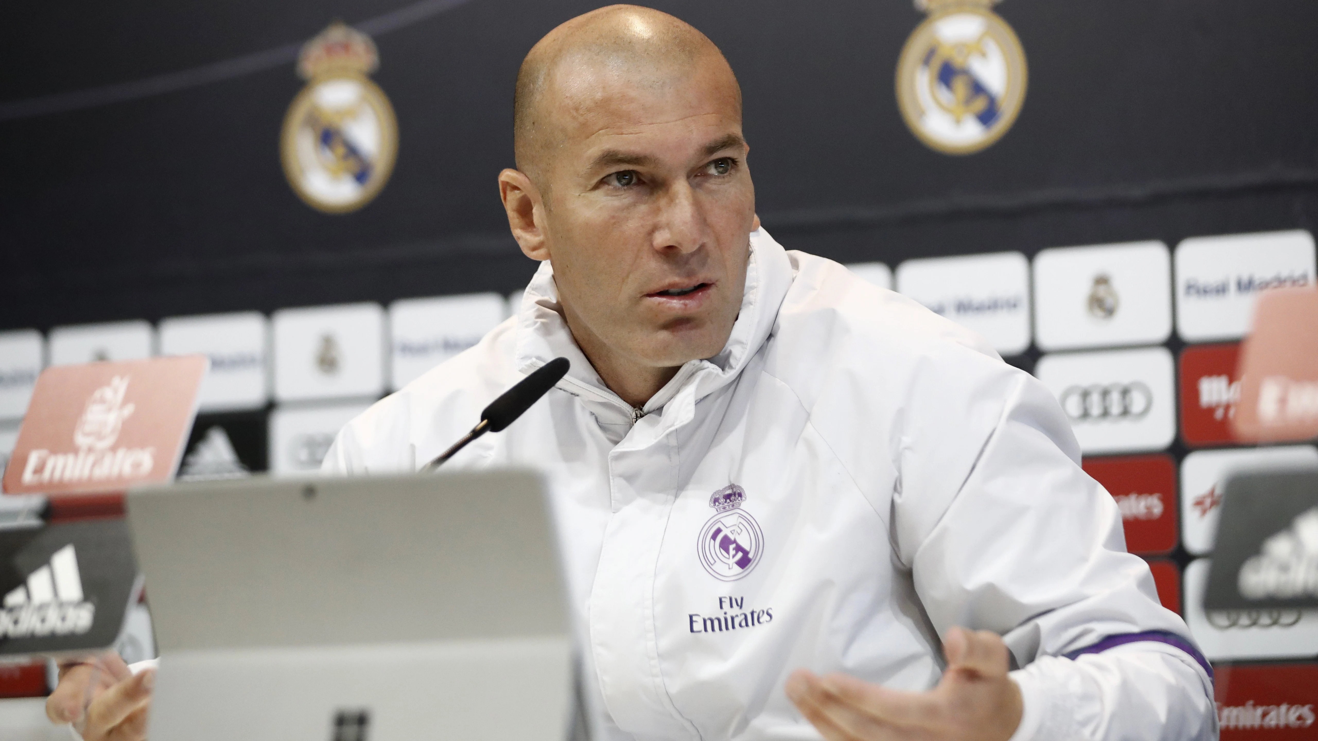 Zidane, en rueda de prensa