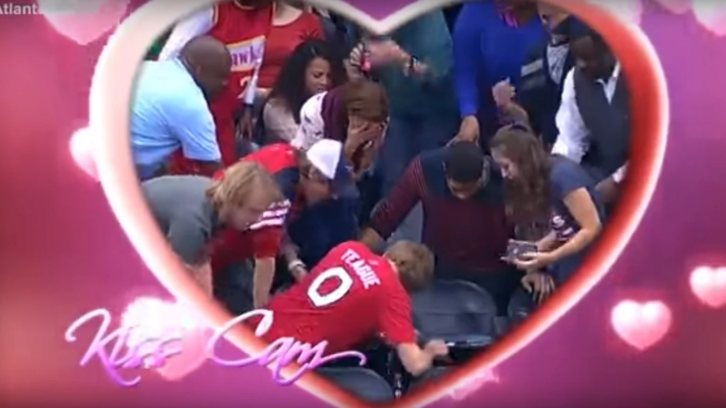 Petición de matrimonio en la NBA Petición de matrimonio en la NBA