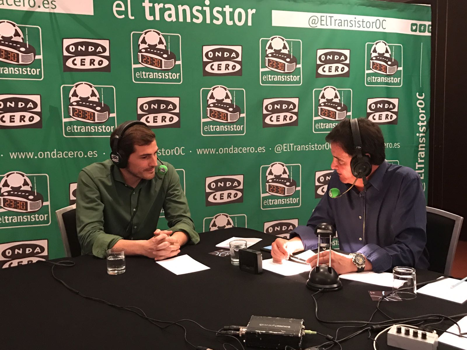 Iker Casillas con De la Morena Iker Casillas con De la Morena