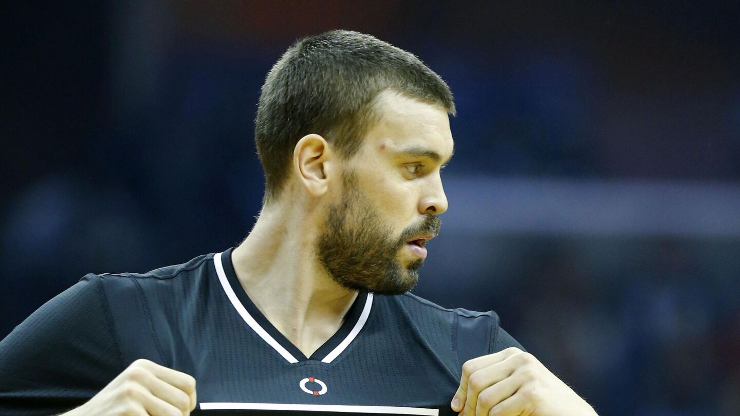 Marc Gasol, durante un partido con los Grizzlies