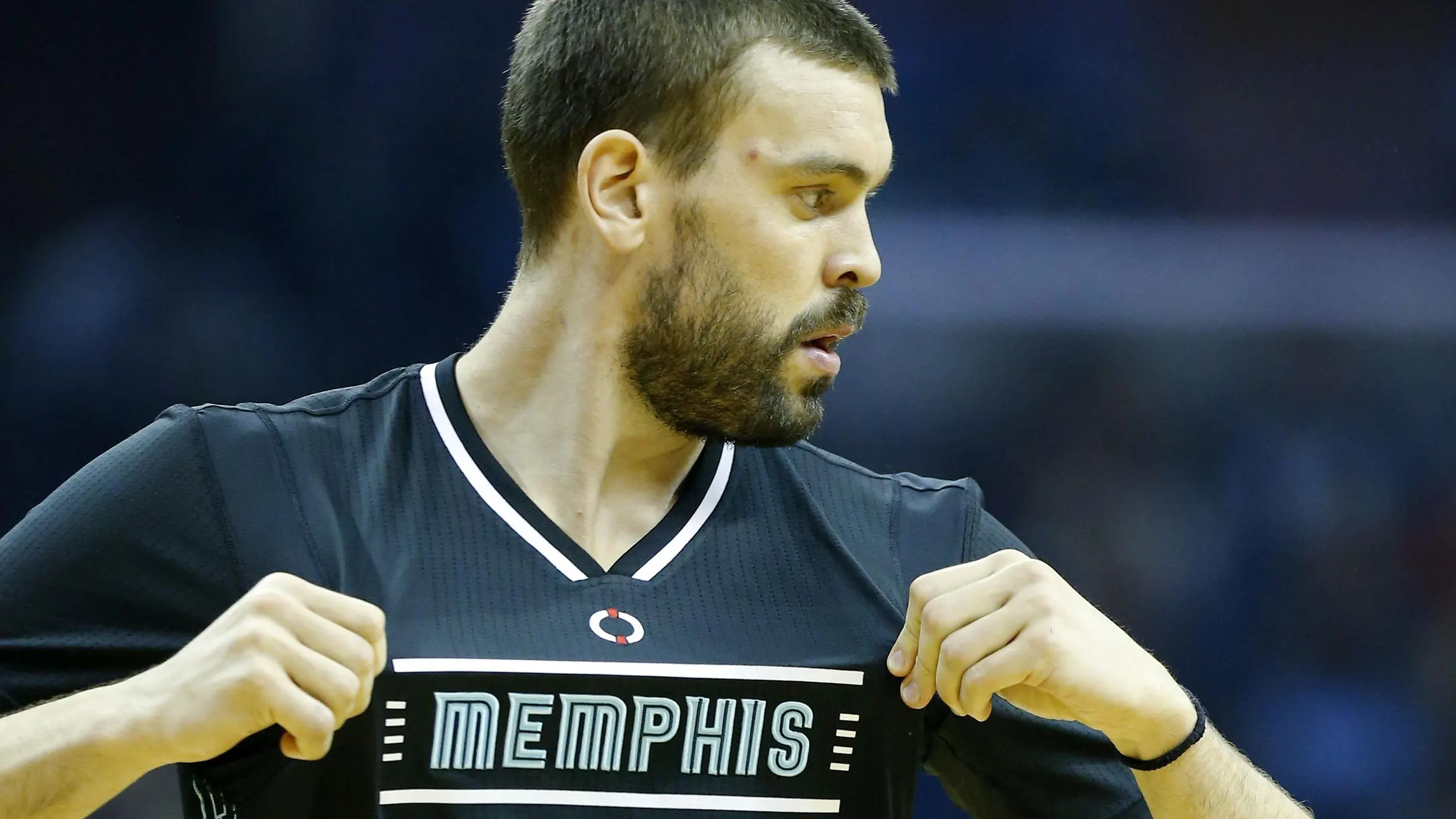 Marc Gasol, durante un partido con los Grizzlies