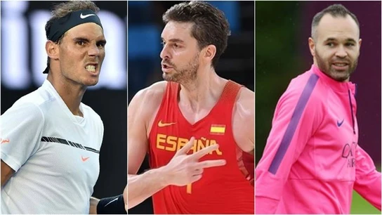 Nadal, Gasol e Iniesta, deportistas con mejor imagen 2016 Nadal, Gasol e Iniesta, deportistas con mejor imagen 2016