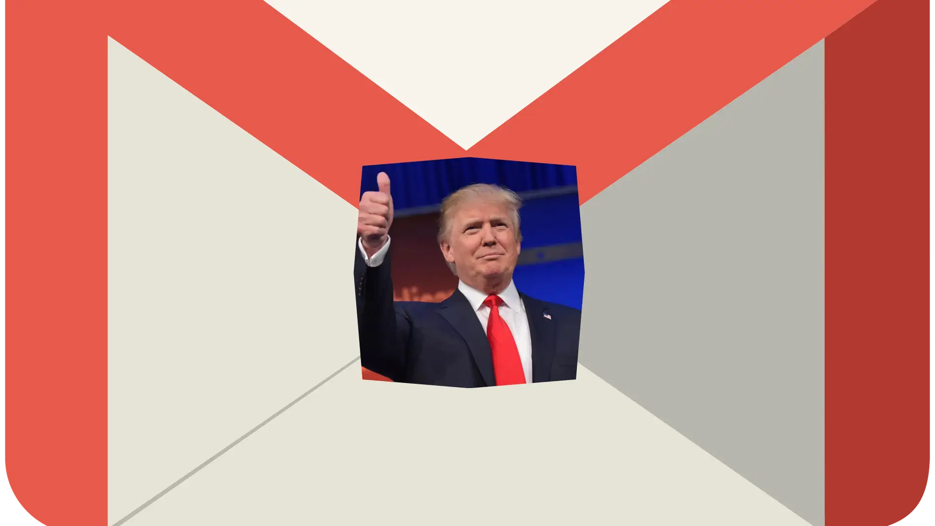 Donald Trump usa Gmail