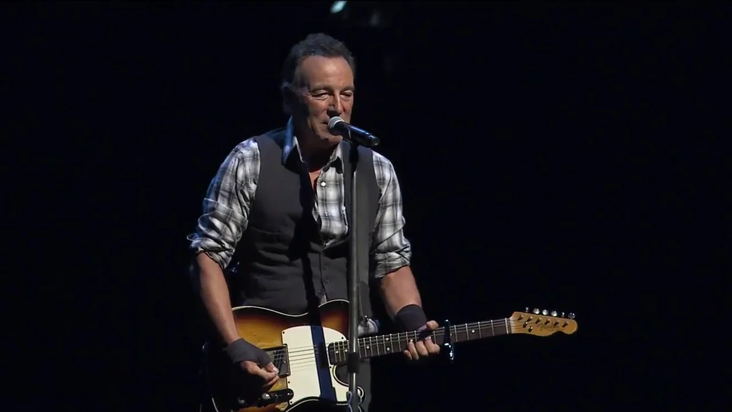 Bruce Springsteen en un concierto en Australia Bruce Springsteen en un concierto en Australia