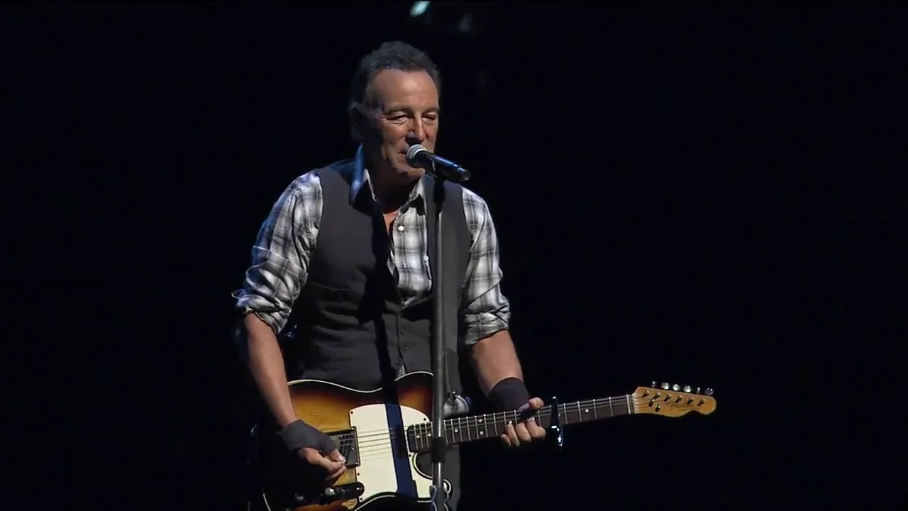 Bruce Springsteen en un concierto en Australia