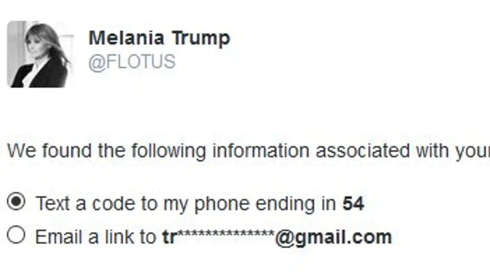Twitter de Melania Trump