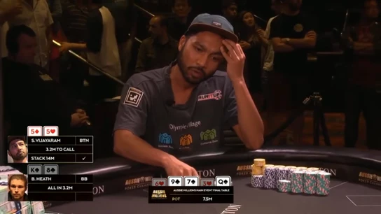 Shurane Vijayaram al ganar el Aussie Millions Poker Championships Shurane Vijayaram al ganar el Aussie Millions Poker Championships