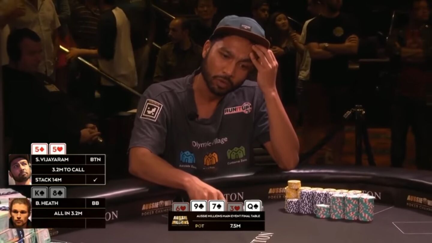  Shurane Vijayaram al ganar el Aussie Millions Poker Championships