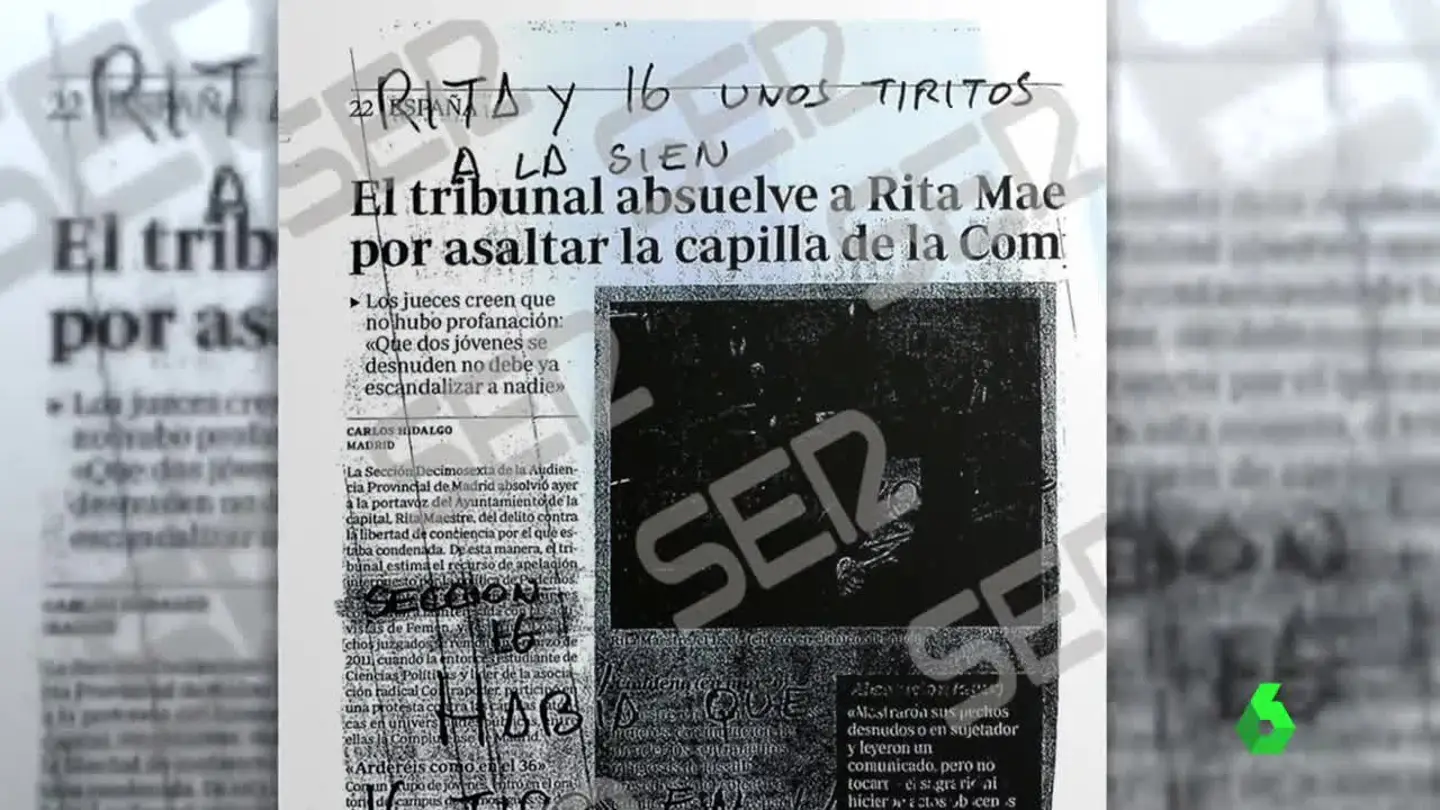 Amenazas a Rita Maestre Amenazas a Rita Maestre
