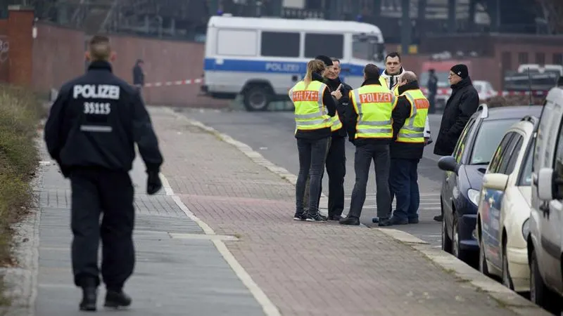 Agentes de la policía alemana