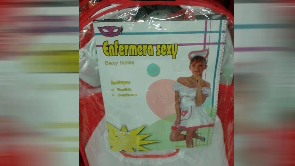 Disfraz de enfermera sexy para niñas