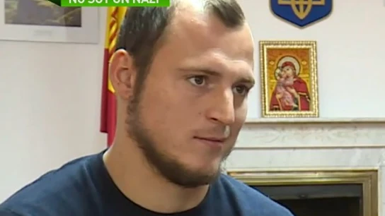 El jugador de fútbol Roman Zozulya El jugador de fútbol Roman Zozulya