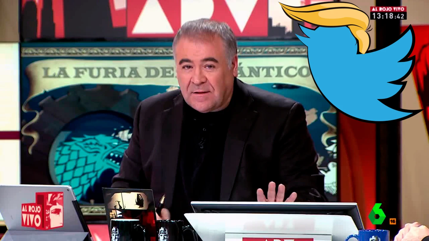 Al Rojo Vivo le da una estética Trump al pájaro de Twitter Al Rojo Vivo le da una estética Trump al pájaro de Twitter