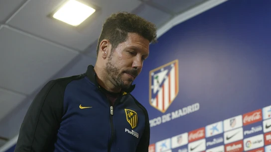 Simeone, en rueda de prensa Simeone, en rueda de prensa
