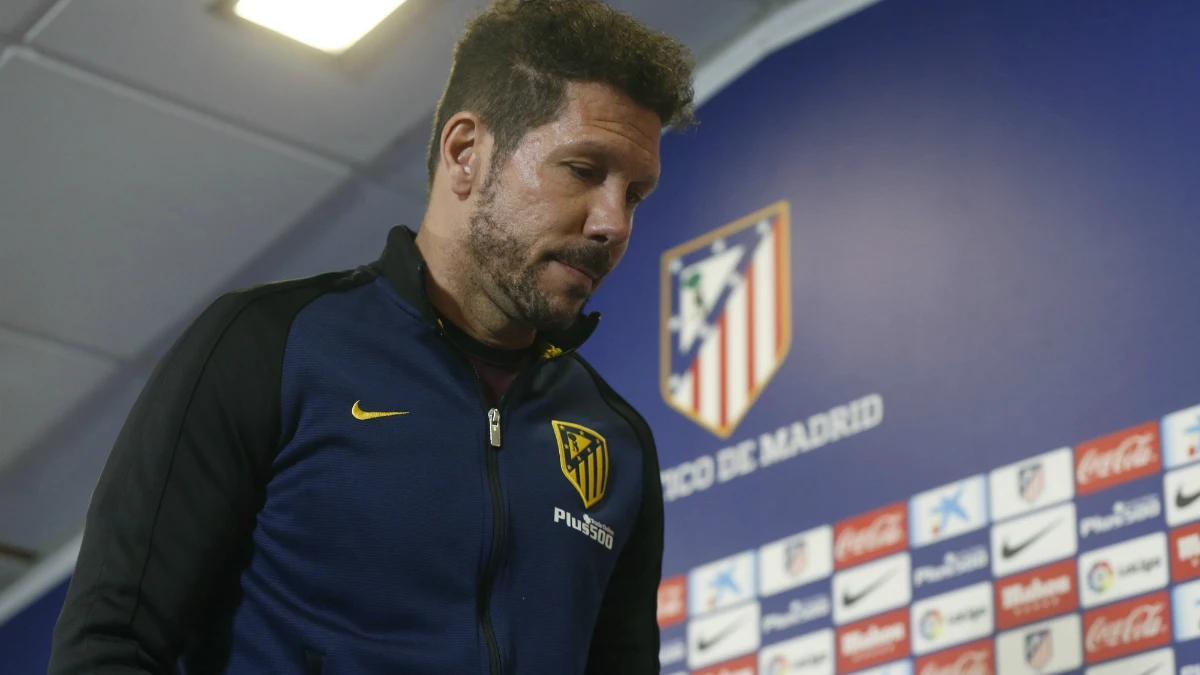 Simeone, en rueda de prensa