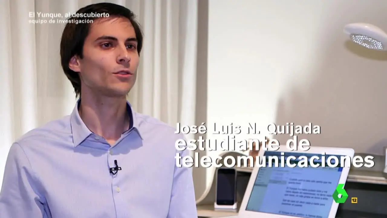 José Luis Quijada, estudiante de telecomunicaciones