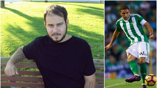Pablo Hasel y el jugador del Betis Joaqu&iacute;n