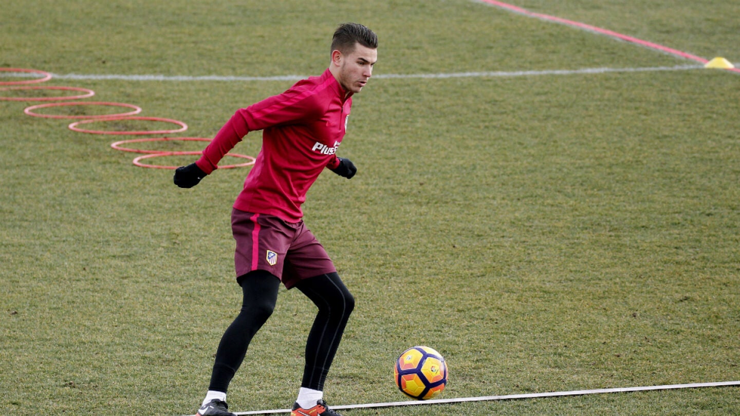 Lucas Hern&aacute;ndez, en un entrenamiento
